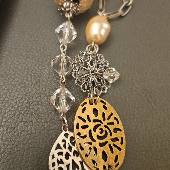 NECKLACE WITH VARIOUS BEADS BY CHICO'S - Picture 8 of 11